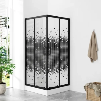 Душевая кабина BS1023 Mosaic 90x90cm H195 shower cab Китай