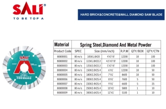 Диск Алмазный Пильный для кирпича/бетона 230*2,4*25,4 мм, Sali