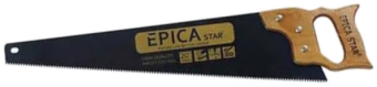 Широкая пила для дерева, 450мм, деревянная рукоятка, EP-30052, Epica Star