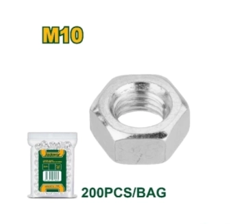 Шестигранная гайка M10 (200шт в пакете); Jadever JDMV1931