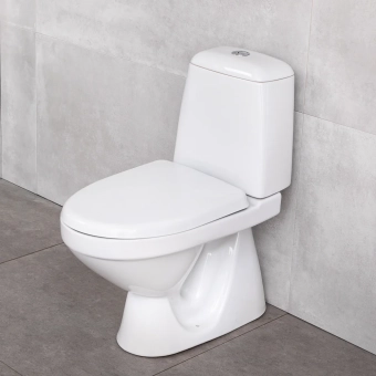 Унитаз компакт CERSANIT EKO нижний подвод, вертикальный PP