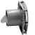 Вытяжной вентилятор для ванной Vent Europe FINE 100BD Grey Metal d.100 мм, серый, с обратным клапаном, тихий Вытяжной вентилятор для ванной Vent Europe FINE 100BD Grey Metal d.100 мм, серый, с обратным клапаном, тихий