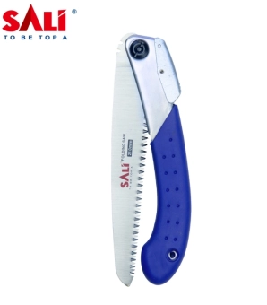 Ножовка садовая складная для обрезки кустов и деревьев, сталь 65Mn, 210 мм, ручка ABS/TPR, Sali