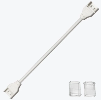Коннектор гибкий промежуточный для LED ленты COB 220V IP67 PL-2P-WMC-HC296