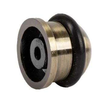 Стопор дверной напольный 30x28мм винтового крепления, матовый никель 30*28мм