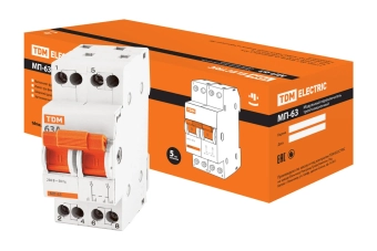 Выключатель нагрузки перекидной 2Р 63А МП-63 TDM