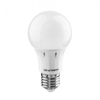 Светодиодная лампа 10Вт Е27 6500К A60  Bulb Onlait 61140