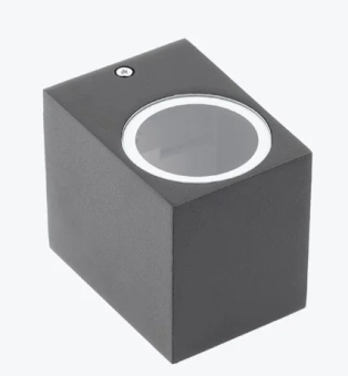 Фасадный светильник max.35W GU10 IP44 68x92x81mm черный PL-12681P PANLIGHT