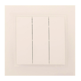 Выключатель 3 клавишный Despina 102-010022-114