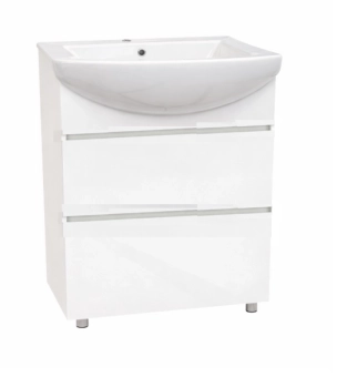 Шкаф под умывальник 7 Palermo 60 line 2 выдвижных ящика