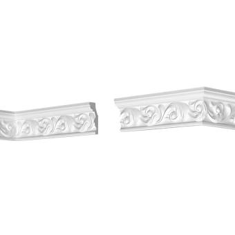 Плинтус потолочный DP 01*70 27*65*2000 мм, экструдированный полистирол