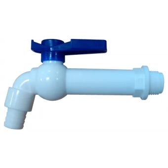 Пластиковый сервисный кран 1/2''