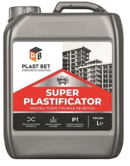 Супер пластификатор  для всех типов бетона 10 л Plast-Bet