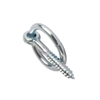 Кольцо для дверей с саморезом  6мм, оцинкованное