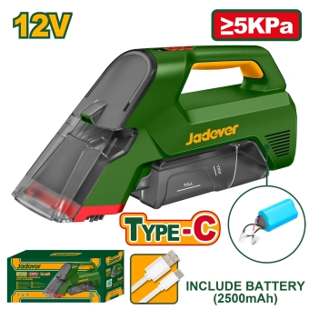 Аккумуляторный пылесос для чистки пятен 12V Type-C  JDVR7551 Jadever