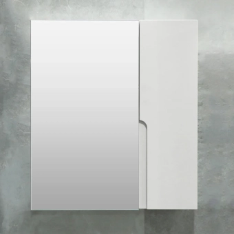 Шкаф-зеркало для ванной Bayro Sorento 600x700 белый мат