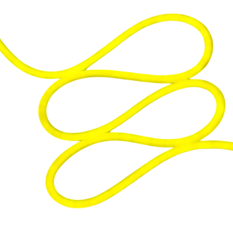 Светодиодная неоновая лента желтая силикон 175-22/11-8/08-4