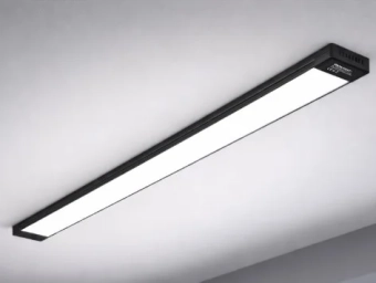 Светильник LED Batten 54W черный 6500K IP20 4860lm Ra80 алюм. 230V 1.2M*75mm PL-75SQA54BL-CW