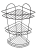 Полка угловая для ванной 3 яруса ECO BLACK TEKNIKTEL