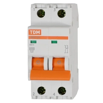 TDM Автоматический выключатель BA47-29 2P 10A 4.5kA B