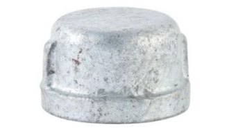 Заглушка-крышка D. 1/2" М гальванизированная SK (RU)