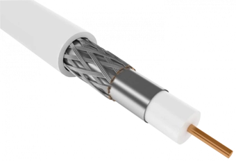 Кабель TV  RG6U-48*0.12 белый