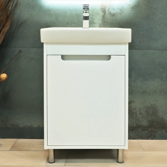 Шкаф Venus Structur белый под умывальник Neon 450 Bayro