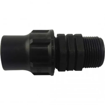 Переходник с замком типа FE для полиэтилена низкой плотности (LDPE) - 1/2" x 20 мм