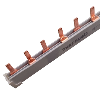 Шина соединительная 2P 63A PIN 1 м, MEGAWATT