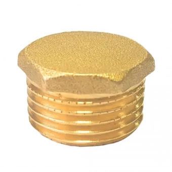 Латунная шестигранная заглушка M - 3/4”