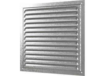 Решетка вентиляционная, оцинкованная сталь 25*25 см, ERA