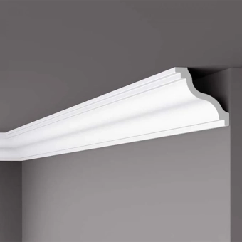 Плинтус потолочный D40 LX -165 100x100мм 2м