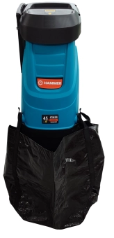 Садовый измельчитель Hammer 41654 — 2800 W, 45 мм, 45 л