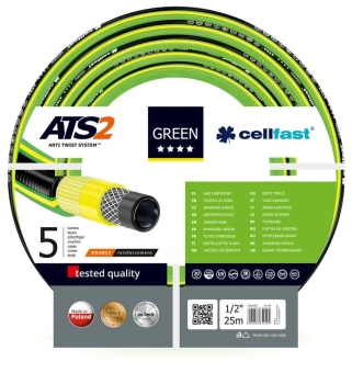Шланг садовый Green ATS2 Cellfast 13*18mm 1/2" 25m