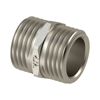 Ниппель резьбовой латунь Ø1/2" HP, RTP