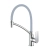 Смеситель для кухни с серым гибким изливом CRON-013 LUX