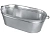 Ванна овальная оцинкованная 100L