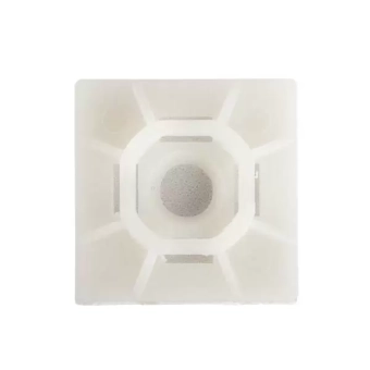 Монтажное основание 25х25 для приклеивания стяжек, белое