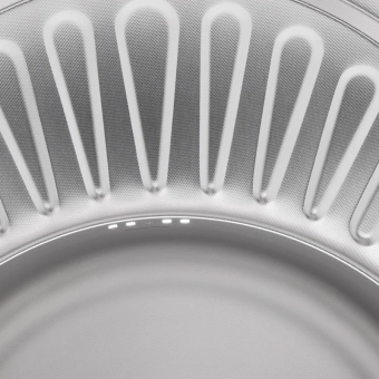 Мойка кухонная ZERIX Z5745-06-180D (decor) Левая