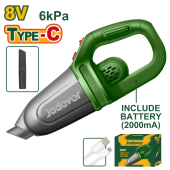 Беспроводной пылесос для авто 8V 0,45L зарядка через USB type-C; JDLV0801 Jadever