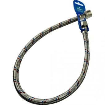 Гибкиая подводка из нержавеющей стали, MF 1/2"x1/2" 1200 мм