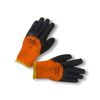 Перчатки оранжево-черные с пропиткой 90g, EP-50410, Epica Star