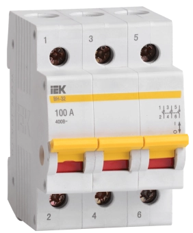 Выключатель нагрузки ВН-32 3Р 100А IEK