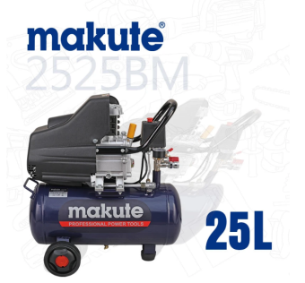 Профессиональный воздушный компрессор с прямым приводом Makute 24L 1,8kW 2.5 HP, 220V, 198л/мин, 8 бар