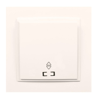 Выключатель проходной 1 клавишный с подсветкой Despina 102-010025-110