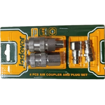 Набор соединителей для быстрого подключения пневмо-шлангов 4шт 1/4"; Jadever