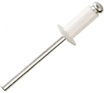 Заклепка 4,8x10  RAL 9010 белый AL/ST 50шт