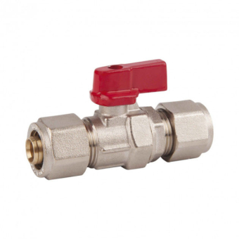 Кран латунь ВР/ВР, Ø16 х 16 мм, металлопласт CL