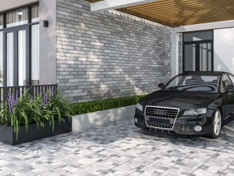 Керамогранит Stone Brick L.Grey 300x300 мм Golden Tile Украина