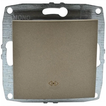 Выключатель перекрестный 1 клавишный 500-002325-112 без рамки